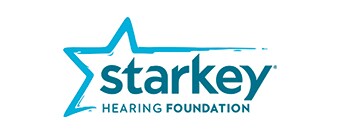 Starkey Hearing Foundation Logo in blue. 